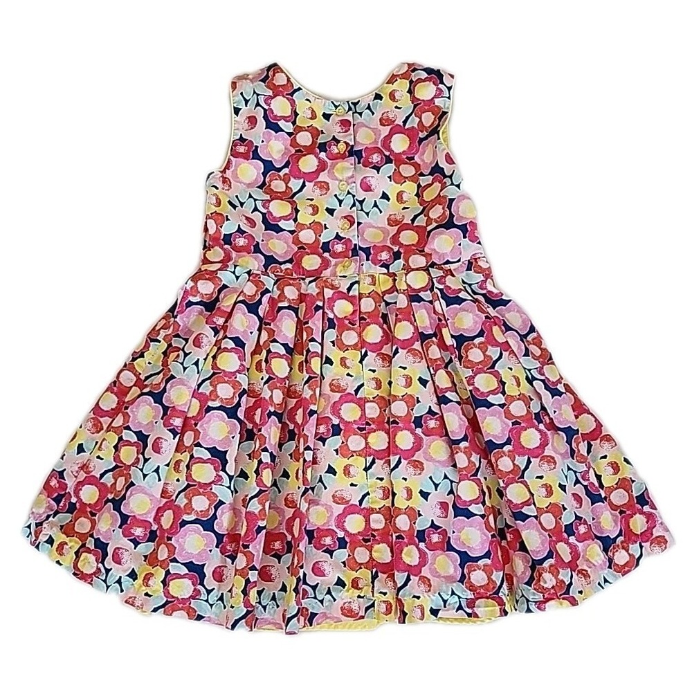 Marmeletta Girls Skater Dress Size 6X Twirly Floral Lined Tulle Easter Occasion - Picture 5 of 14